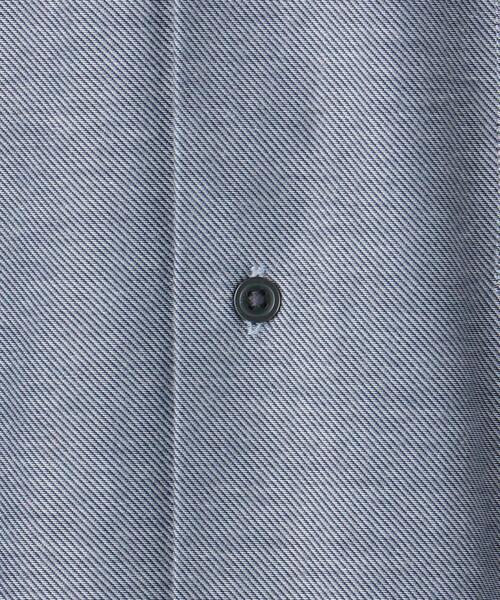 WORK TRIP OUTFITS GREEN LABEL RELAXING(ワークトリップアウトフィッツグリーンレーベル リラクシング)の「<WORK TRIP OUTFITS GREEN LABEL RELAXING>TCシャンブレーツイル スリム ワイドカラー ドレスシャツ(ビジネスシャツ・メンズ・ライトブルー/ネイビー/ホワイト・L/M/XL/S)」の4枚目の写真