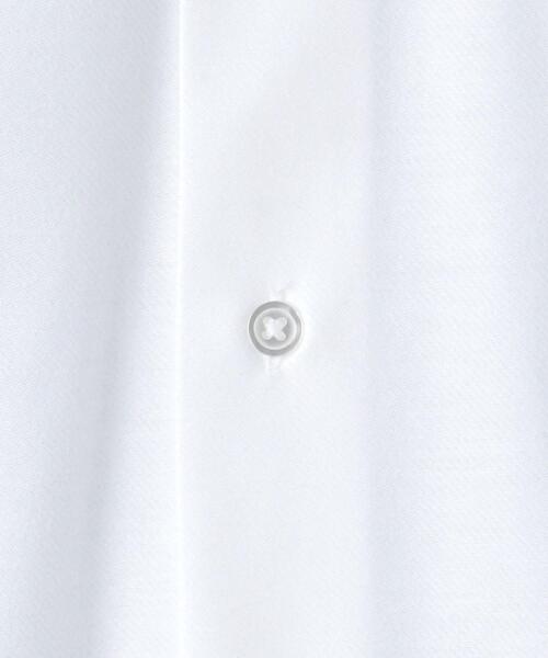 WORK TRIP OUTFITS GREEN LABEL RELAXING(ワークトリップアウトフィッツグリーンレーベル リラクシング)の「<WORK TRIP OUTFITS GREEN LABEL RELAXING>TCシャンブレーツイル スリム ワイドカラー ドレスシャツ(ビジネスシャツ・メンズ・ライトブルー/ネイビー/ホワイト・L/M/XL/S)」の14枚目の写真