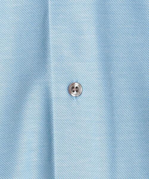 WORK TRIP OUTFITS GREEN LABEL RELAXING(ワークトリップアウトフィッツグリーンレーベル リラクシング)の「<WORK TRIP OUTFITS GREEN LABEL RELAXING>TCシャンブレーツイル スリム ワイドカラー ドレスシャツ(ビジネスシャツ・メンズ・ライトブルー/ネイビー/ホワイト・L/M/XL/S)」の17枚目の写真