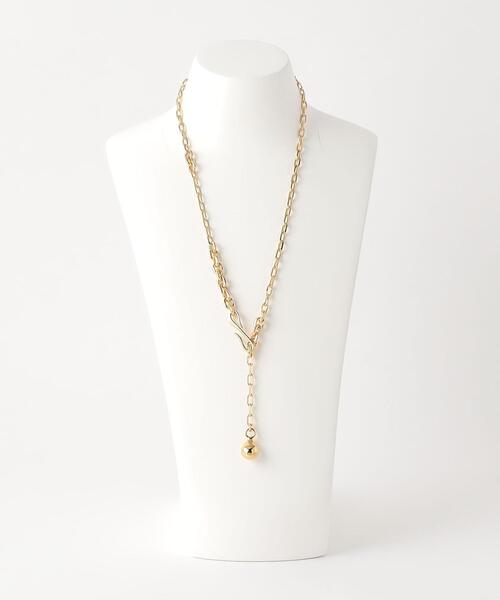 in mood（インムード）の「＜in mood（インムード）＞DROP チェーンネックレス（ネックレス・レディース・ゴールド/シルバー・FREE）」の3枚目の写真