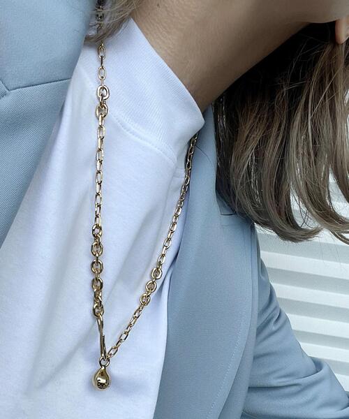 in mood（インムード）の「＜in mood（インムード）＞DROP チェーンネックレス（ネックレス・レディース・ゴールド/シルバー・FREE）」の11枚目の写真