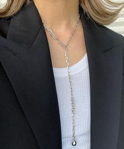 in mood（インムード）の「＜in mood（インムード）＞DROP チェーンネックレス（ネックレス・レディース・ゴールド/シルバー・FREE）」の13枚目の写真