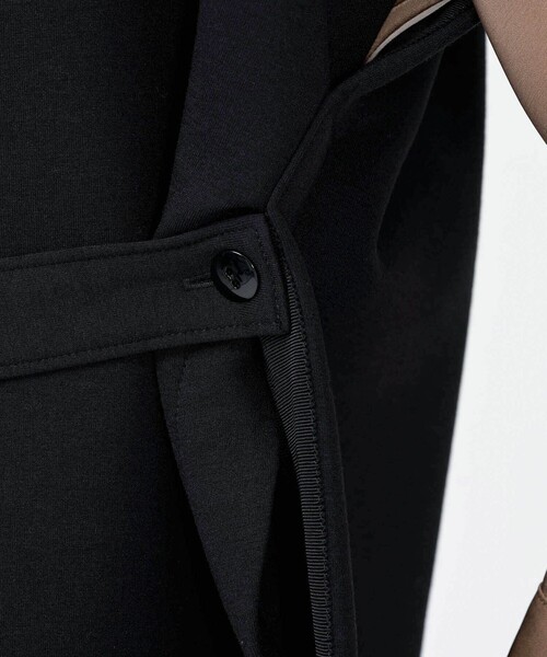 LOVELESS(ラブレス)の「ディープVネック オーバーベスト(ベスト・レディース・ブラック/グリーン・36)」の4枚目の写真