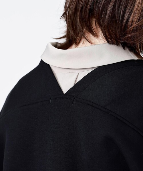 LOVELESS(ラブレス)の「ディープVネック オーバーベスト(ベスト・レディース・ブラック/グリーン・36)」の15枚目の写真