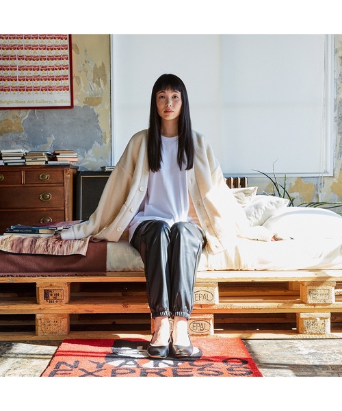 .efiLevol（エフィレボル）の「Eco Leather Easy Pants（その他パンツ・メンズ・ブラック・FREE）」の8枚目の写真