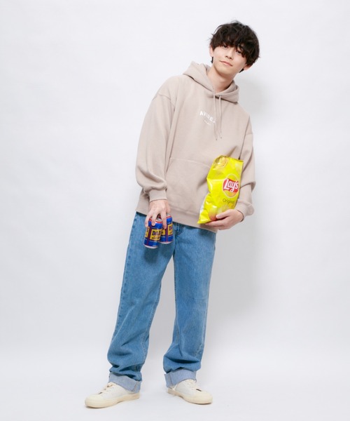 MILKFED.（ミルクフェド）の「【AVIREX × MILKFED.】プルオーバー パーカー / PULLOVER PARKA / アヴィレックス / ミルクフェド（パーカー・レディース・ブラック/ベージュ/ピンク・FREE）」の4枚目の写真