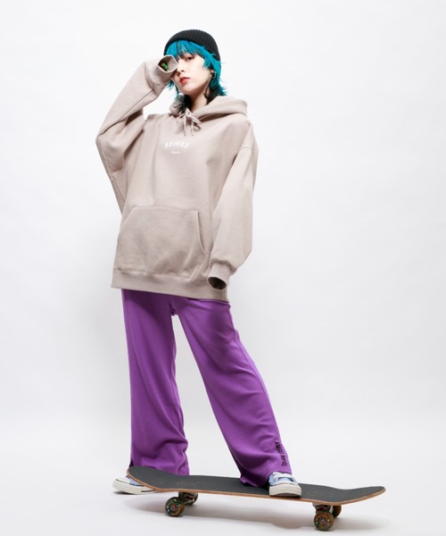 MILKFED.（ミルクフェド）の「【AVIREX × MILKFED.】プルオーバー パーカー / PULLOVER PARKA / アヴィレックス / ミルクフェド（パーカー・レディース・ブラック/ベージュ/ピンク・FREE）」の7枚目の写真