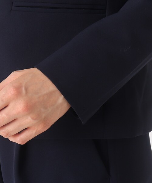 OPAQUE.CLIP（オペークドットクリップ）の「◆デレガントダブルクロス ノーカラージャケット【WEB限定サイズ】（スーツジャケット・レディース・ベージュ/ネイビー・40/38/42）」の10枚目の写真