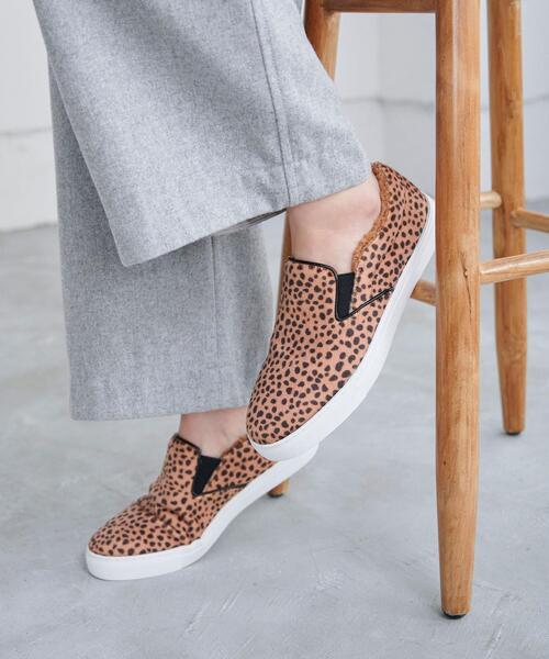 green label relaxing（グリーンレーベルリラクシング）の「ウォームスリッポン スニーカー -撥水-（スニーカー・レディース・ブラック/グレー/その他1・S/M/L/XL）」の3枚目の写真