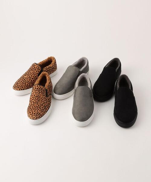 green label relaxing（グリーンレーベルリラクシング）の「ウォームスリッポン スニーカー -撥水-（スニーカー・レディース・ブラック/グレー/その他1・S/M/L/XL）」の17枚目の写真