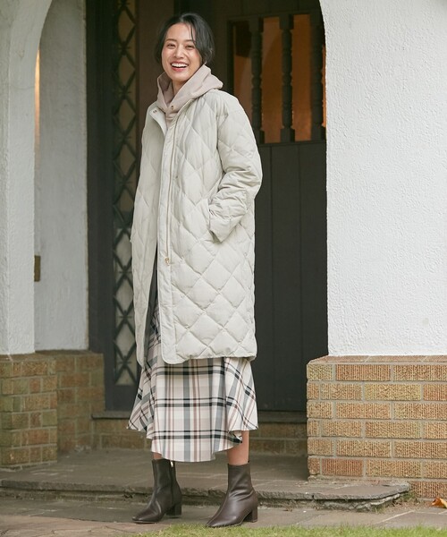 ANY（エニィ）の「【洗える】キルティングロング ダウンコート（ダウン