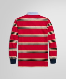 BROOKSBROTHERS　 ラガーシャツ 赤と紺 ストライプ BROOKSBROTHERS ラガーシャツ 赤と紺 ストライプ-海外お取寄せ
