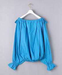 PATOUパトゥ　ボリュームブラウス　ブラック PATOUパトゥ ボリュームブラウス ブラック PATOUパトゥ ボリューム