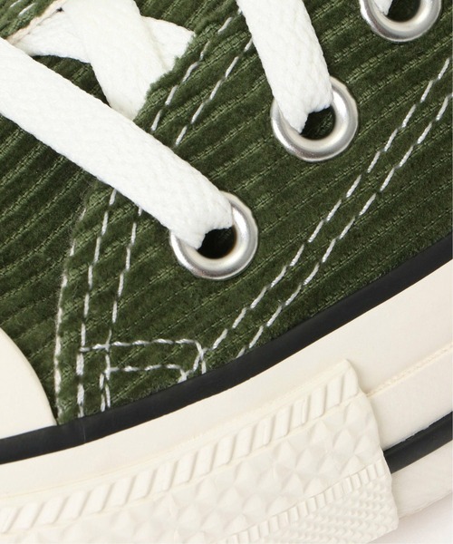 CONVERSE ALL STAR（コンバースオールスター）の「ALL STAR オールスター ウォッシュド コーデュロイ OX 2021AW（スニーカー・レディース・ブラウン/オリーブ/グレー・24.5cm/23cm/23.5cm/24.0cm）」の12枚目の写真