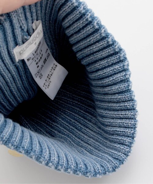 Ampersand（アンパサンド）の「/ベーシックニット帽（ニットキャップ/ビーニー・キッズ・インディゴブルー・50/54）」の5枚目の写真