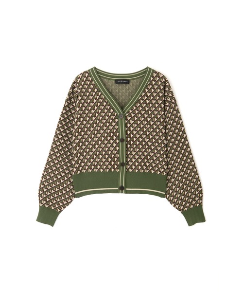 JILL STUART（ジルスチュアート）の「◆キエラジャガードニット（カーディガン/ボレロ・レディース・カーキ/ボルドー・FREE）」の16枚目の写真