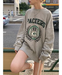 NFL | 【コラボ】NFL PACKERSプルオーバー【カレッジスウェット/トレーナー】(スウェット)