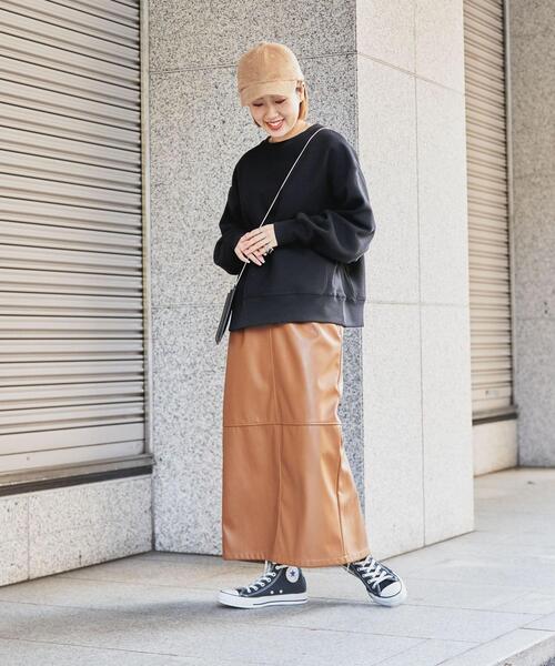 coen（コーエン）の「ヘビー裏起毛ボックススウェット（スウェット・レディース・オフホワイト/オレンジ/ライトグレー/ブラック・L/M）」の11枚目の写真