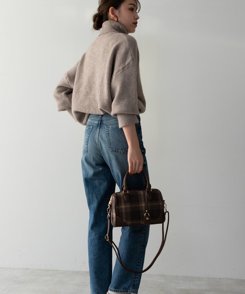 Edit Sheen（エディットシーン）の「【ZOZO限定】チャーム付きボストンバッグ（ボストンバッグ・レディース・ブラック/ベージュ/ブラウン/チェック・FREE）」の13枚目の写真