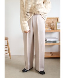 Amourire | 【yumi.コラボ】ダンボールニットセンターシームレスストレートPT(その他パンツ)