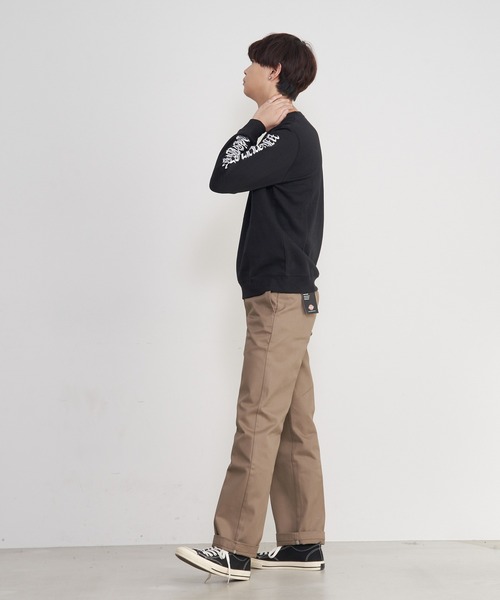 Blue Standard (ブルースタンダード)の「【BLUE STANDARD/ブルースタンダード】あったか裏起毛 プリントスウェット クルートレーナー(スウェット・メンズ・ホワイト/ブラック/ネイビー/カーキ/その他1/ホワイト系その他/ブラック系その他/杢グレー/グレー系その他/ワイン・MEDIUM/LARGE/X-LARGE)」の19枚目の写真