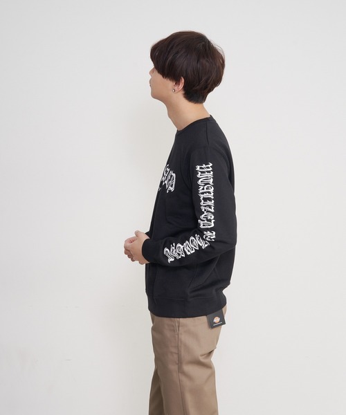 Blue Standard (ブルースタンダード)の「【BLUE STANDARD/ブルースタンダード】あったか裏起毛 プリントスウェット クルートレーナー(スウェット・メンズ・ホワイト/ブラック/ネイビー/カーキ/その他1/ホワイト系その他/ブラック系その他/杢グレー/グレー系その他/ワイン・MEDIUM/LARGE/X-LARGE)」の22枚目の写真