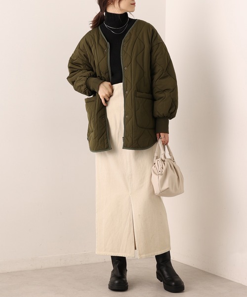 one after another NICE CLAUP(ワンアフターアナザーナイスクラップ)の「ボタンの位置で印象が変わる!肩ボタンハイネックニット(ニット/セーター・レディース・アイボリー/ブラック/グレー/ピンク・FREE)」の16枚目の写真