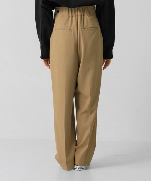 KBF(ケイビーエフ)の「ハイウエストラップパンツ(その他パンツ・レディース・イエロー系その他/ベージュ/ダークブラウン・ONE)」の21枚目の写真