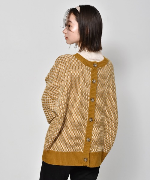 RETRO GIRL(レトロガール)の「柄アソート2WAYカーディガン(カーディガン/ボレロ・レディース・ブラック/ダークブラウン/ブルー/ホワイト系その他/イエロー・FREE)」の5枚目の写真