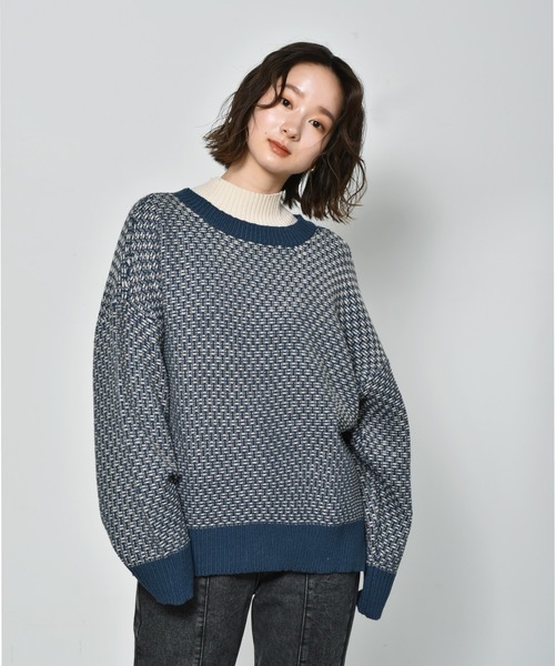 RETRO GIRL(レトロガール)の「柄アソート2WAYカーディガン(カーディガン/ボレロ・レディース・ブラック/ダークブラウン/ブルー/ホワイト系その他/イエロー・FREE)」の4枚目の写真