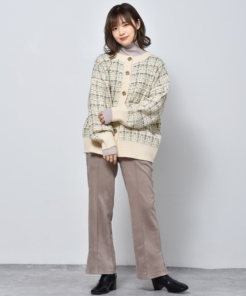 RETRO GIRL(レトロガール)の「柄アソート2WAYカーディガン(カーディガン/ボレロ・レディース・ブラック/ダークブラウン/ブルー/ホワイト系その他/イエロー・FREE)」の6枚目の写真