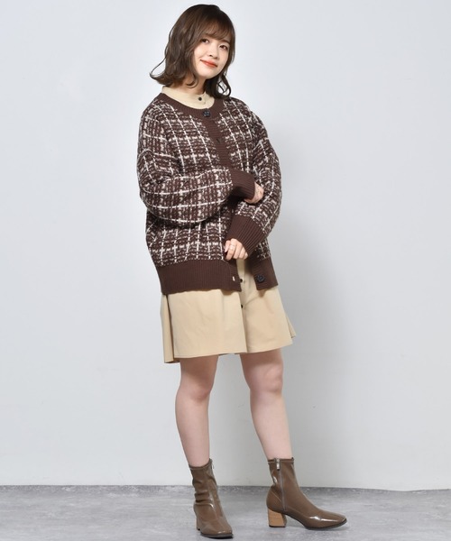 RETRO GIRL(レトロガール)の「柄アソート2WAYカーディガン(カーディガン/ボレロ・レディース・ブラック/ダークブラウン/ブルー/ホワイト系その他/イエロー・FREE)」の15枚目の写真