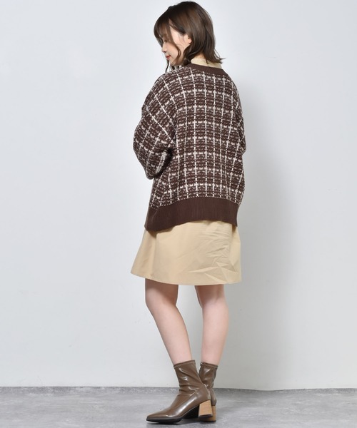 RETRO GIRL(レトロガール)の「柄アソート2WAYカーディガン(カーディガン/ボレロ・レディース・ブラック/ダークブラウン/ブルー/ホワイト系その他/イエロー・FREE)」の17枚目の写真