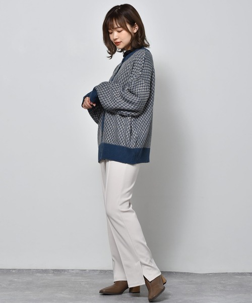 RETRO GIRL(レトロガール)の「柄アソート2WAYカーディガン(カーディガン/ボレロ・レディース・ブラック/ダークブラウン/ブルー/ホワイト系その他/イエロー・FREE)」の19枚目の写真