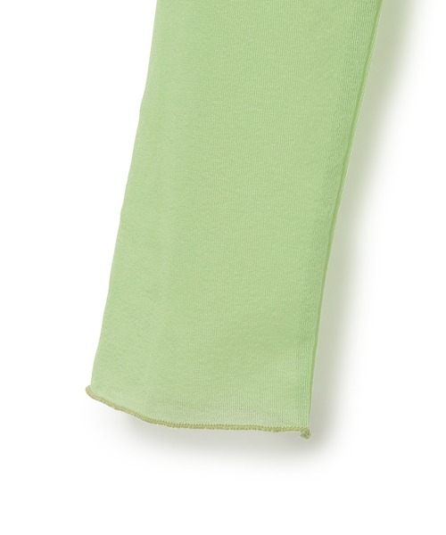 ADAM ET ROPE'（アダムエロペ）の「シアーメローシフォンタートル（Tシャツ/カットソー・レディース・ホワイト/ブルー/ミント・FREE）」の8枚目の写真