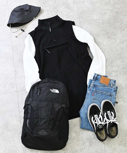 STUSSY（ステューシー）の「STUSSY (ステューシー) POLAR ロング丈 フルジップベスト（ベスト・レディース・ブラック・M/L）」の12枚目の写真