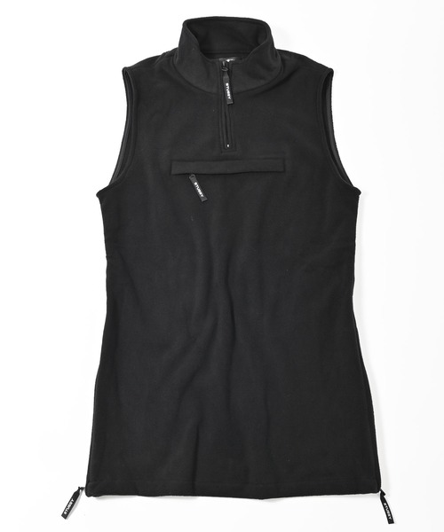 STUSSY（ステューシー）の「STUSSY (ステューシー) POLAR ロング丈 フルジップベスト（ベスト・レディース・ブラック・M/L）」の11枚目の写真