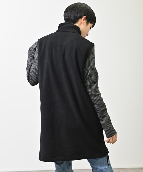 STUSSY（ステューシー）の「STUSSY (ステューシー) POLAR ロング丈 フルジップベスト（ベスト・レディース・ブラック・M/L）」の8枚目の写真