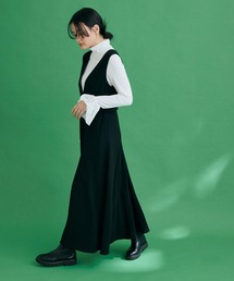 ADAM ET ROPE' | マーメイドジャンパーワンピース(ジャンパースカート)