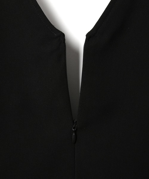 ADAM ET ROPE'（アダムエロペ）の「マーメイドジャンパーワンピース（ジャンパースカート・レディース・ブラック/キナリ・FREE）」の22枚目の写真