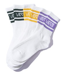 VANS（バンズ）の「VANS/バンズ  M FLV COLLAGE SKS ソックス ３足セット カレッジソックス ロゴ靴下（ソックス/靴下・メンズ）」