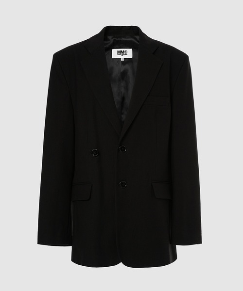 MM6 Maison Margiela(エムエムシックス メゾン マルジェラ)の「JACKET(テーラードジャケット・レディース・ブラック・40)」の4枚目の写真