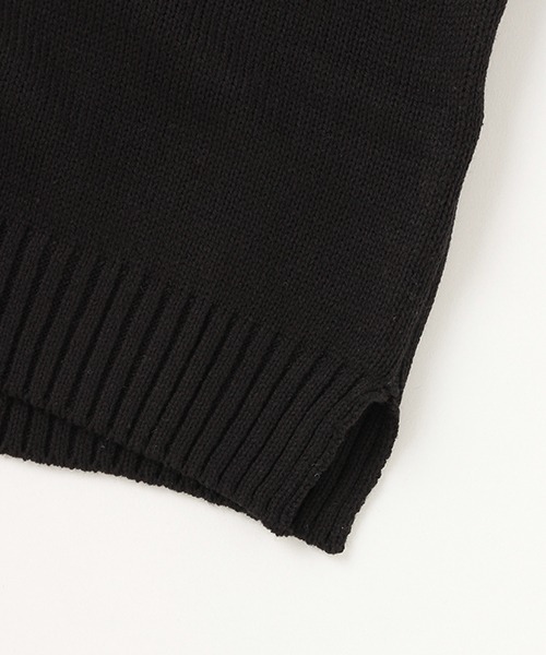 XLARGE KIDS(エクストララージキッズ)の「ニットVベスト(ベスト・キッズ・ブラック/トップグレー・110cm/100cm/140cm/130cm/90cm/120cm)」の3枚目の写真