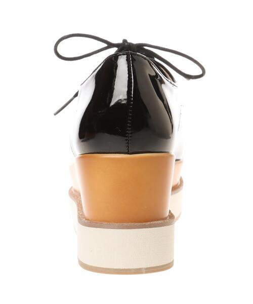 INGNI（イング）の「厚底レースアップシューズ（パンプス・レディース・ブラック/アイボリー・M/L）」の12枚目の写真