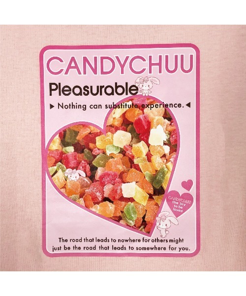 Candychuu（キャンディチュウ）の「ぼんぼんりぼんロンT（Tシャツ/カットソー・キッズ・ピンク・120cm/130cm/140cm/150cm/160cm）」の6枚目の写真