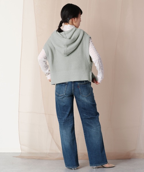 cepo(セポ)の「セミワイドデニムパンツ(デニムパンツ・レディース・ブルー系2/ブルー系3・S/M)」の7枚目の写真