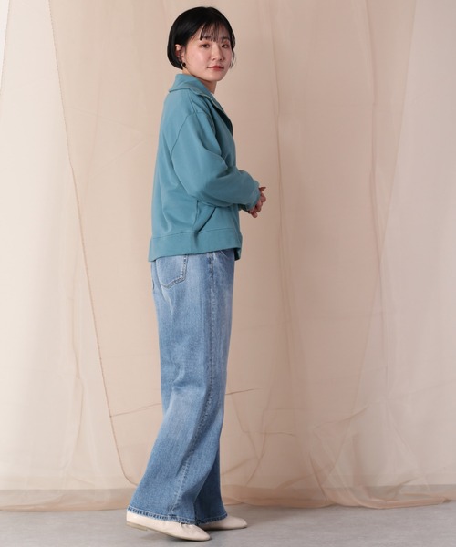 cepo(セポ)の「セミワイドデニムパンツ(デニムパンツ・レディース・ブルー系2/ブルー系3・S/M)」の14枚目の写真