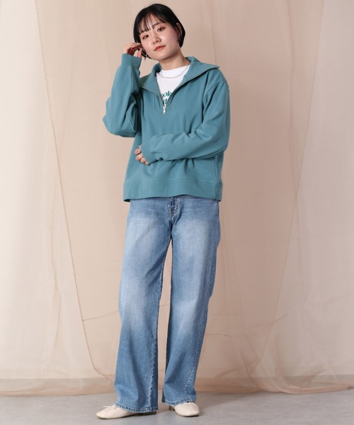 cepo(セポ)の「セミワイドデニムパンツ(デニムパンツ・レディース・ブルー系2/ブルー系3・S/M)」の17枚目の写真