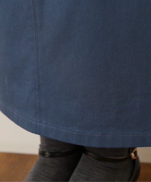 NATURAL BEAUTY BASIC(ナチュラルビューティーベーシック)の「ピケストレッチタイトミモレスカート(スカート・レディース・チャコールグレー/オフホワイト/ブルー・SMALL/MEDIUM)」の12枚目の写真