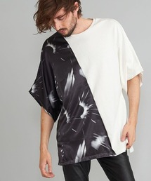 mt7754- プリズム切替ルーズT Tシャツ